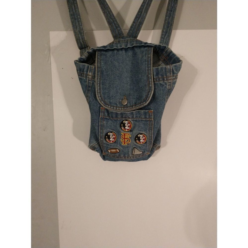 Florida State Seminoles Denim Backpack Blue Small‎